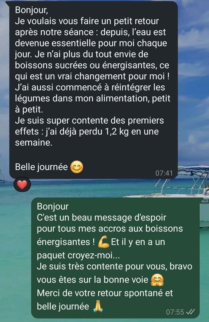 Témoignage Boissons énergétiques